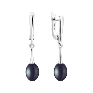 Cercei lungi argint cu perle naturale negre si tortite DiAmanti SK25217EL_B-G (Argint 925‰ 2,5 g.) Cercei lungi argint cu perle naturale negre si tortite DiAmanti SK25217EL_B-G (Argint 925‰ 2,5 g.)